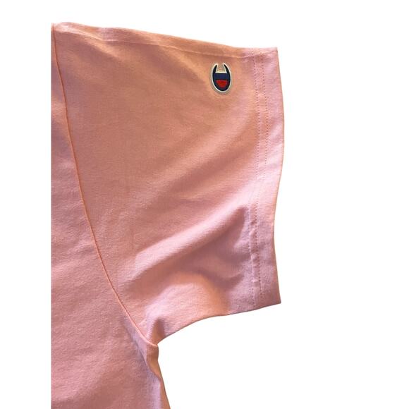 Champion Pink Cropped Sesame St T “Everything I Know I Learned on The Streets” L - Picture 4 of 8